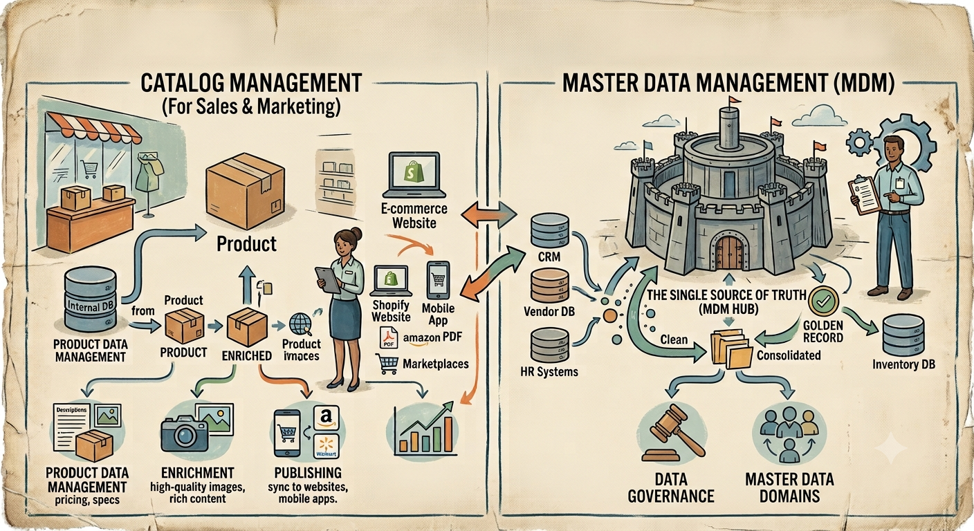 Catalog Management Software vs MDM