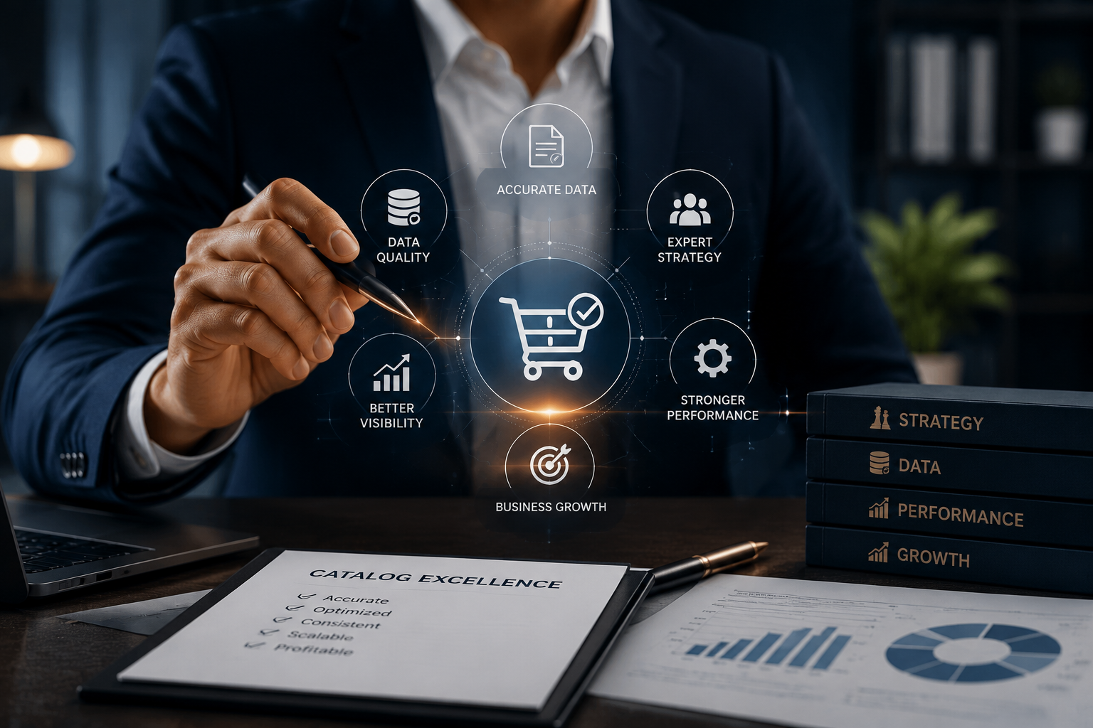 Role of expertise in successful catalog management software