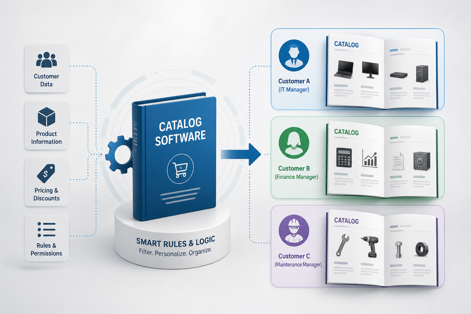 Image showing Customer-specific catalogs